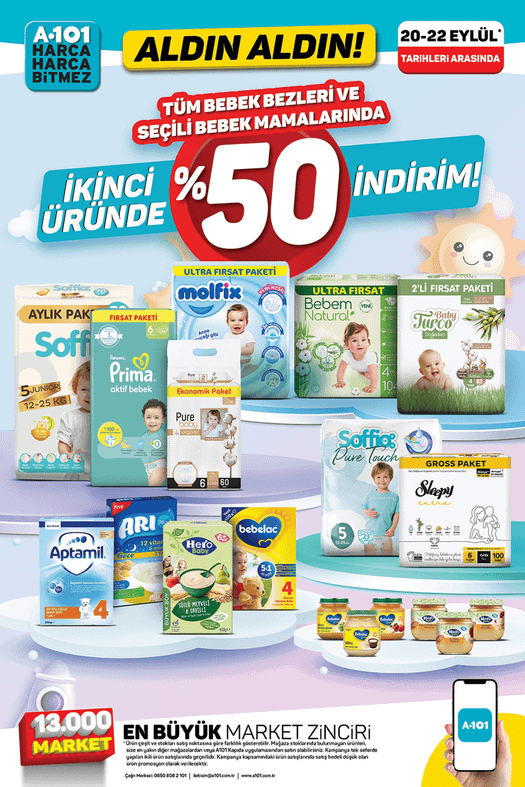 A101 20 Eylül –  22 Eylül 2024 Aktüel Kataloğu